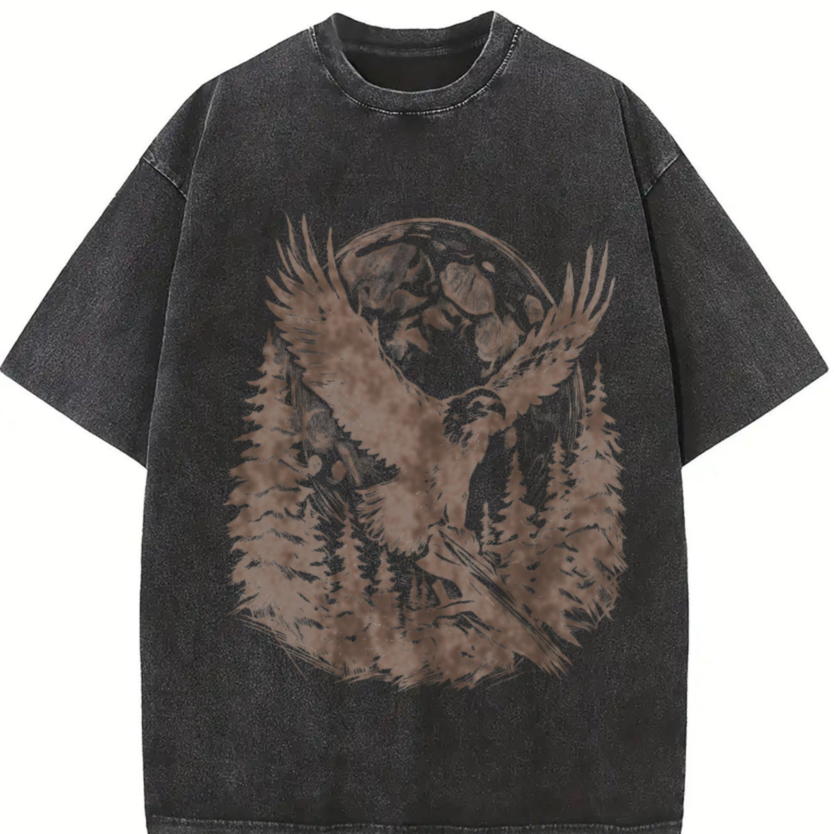 90s Eagle Moon Vintage Washed T-Shirt product image 2