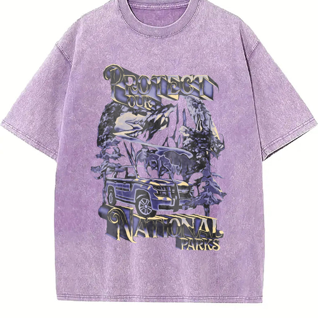 Protect Our National Parks Vintage Washed T-Shirt product image 6