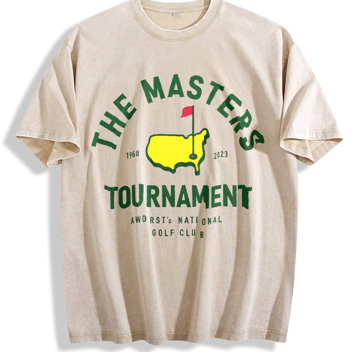 Masters Golf For Y2K & Sports Summer Vintage Washed T-Shirt product image 1