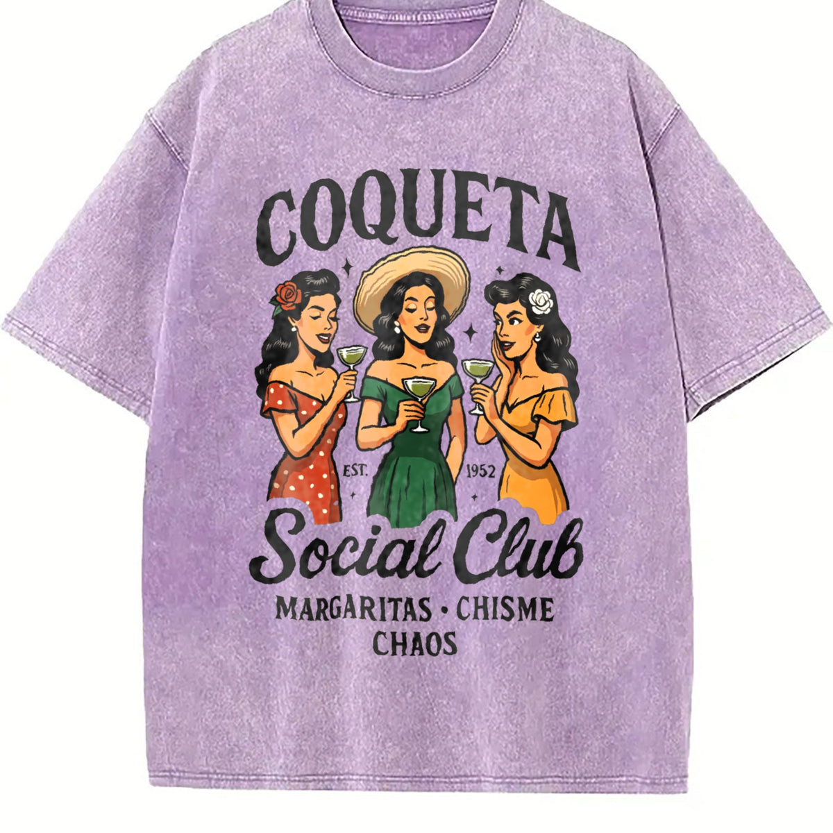 Coqueta Social Club Vintage Washed T-Shirt product image 6