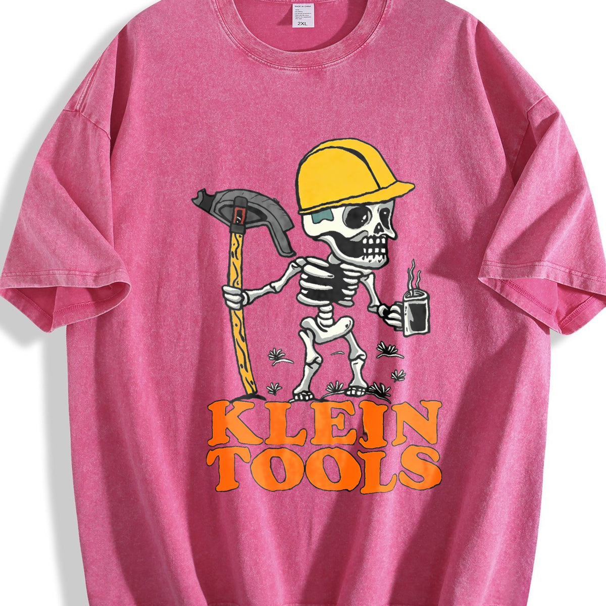 Klein Tools Skeleton Worker Vintage Washed T-Shirt product image 7