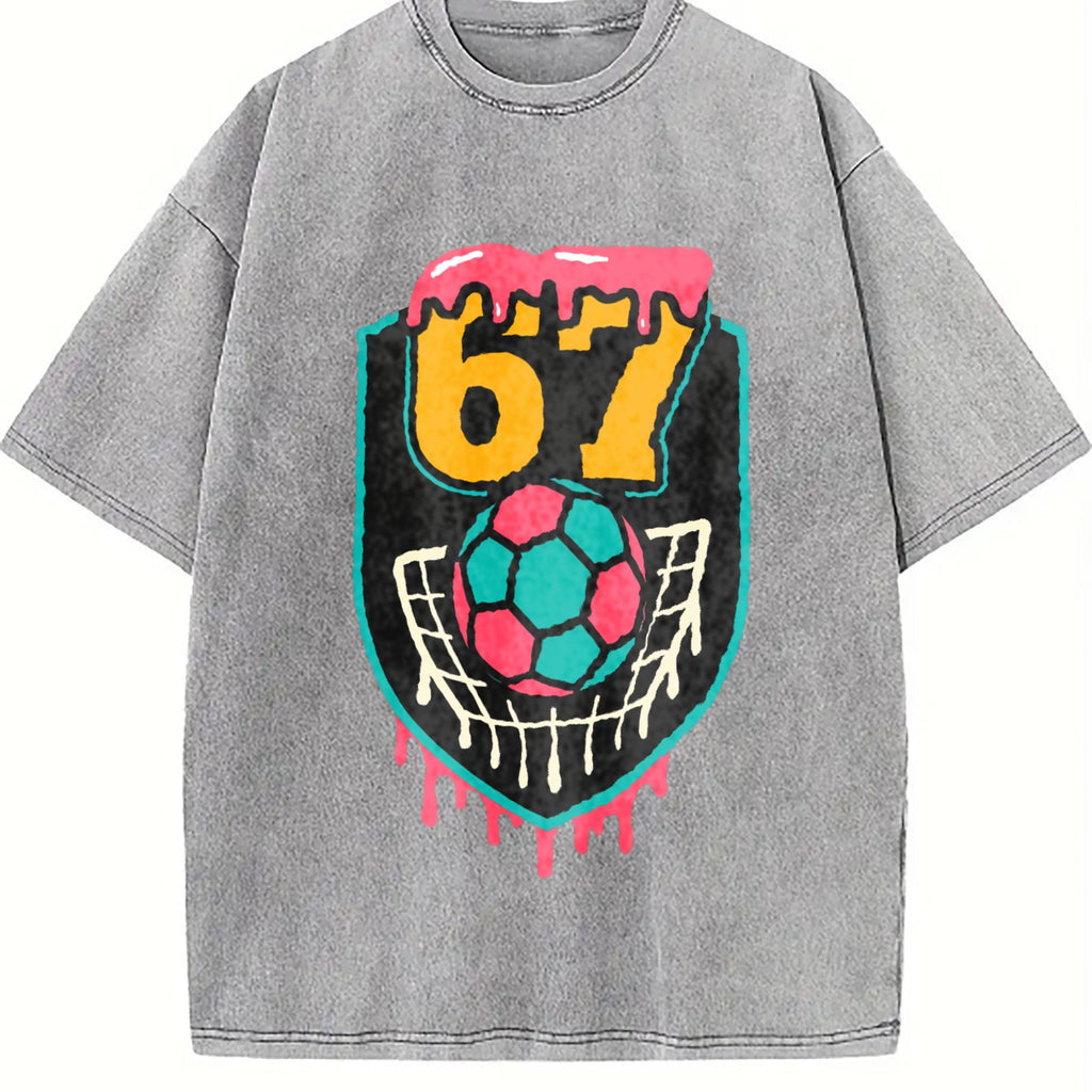 Global Soccer Fan Vintage Washed T-Shirt product image 5