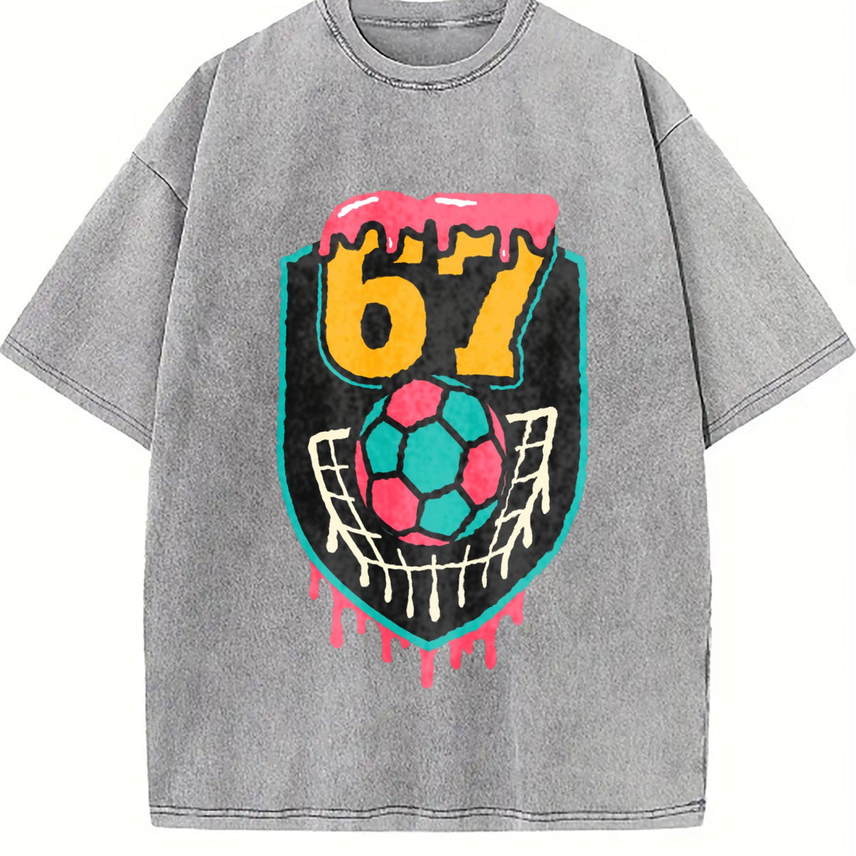 Global Soccer Fan Vintage Washed T-Shirt product image 5
