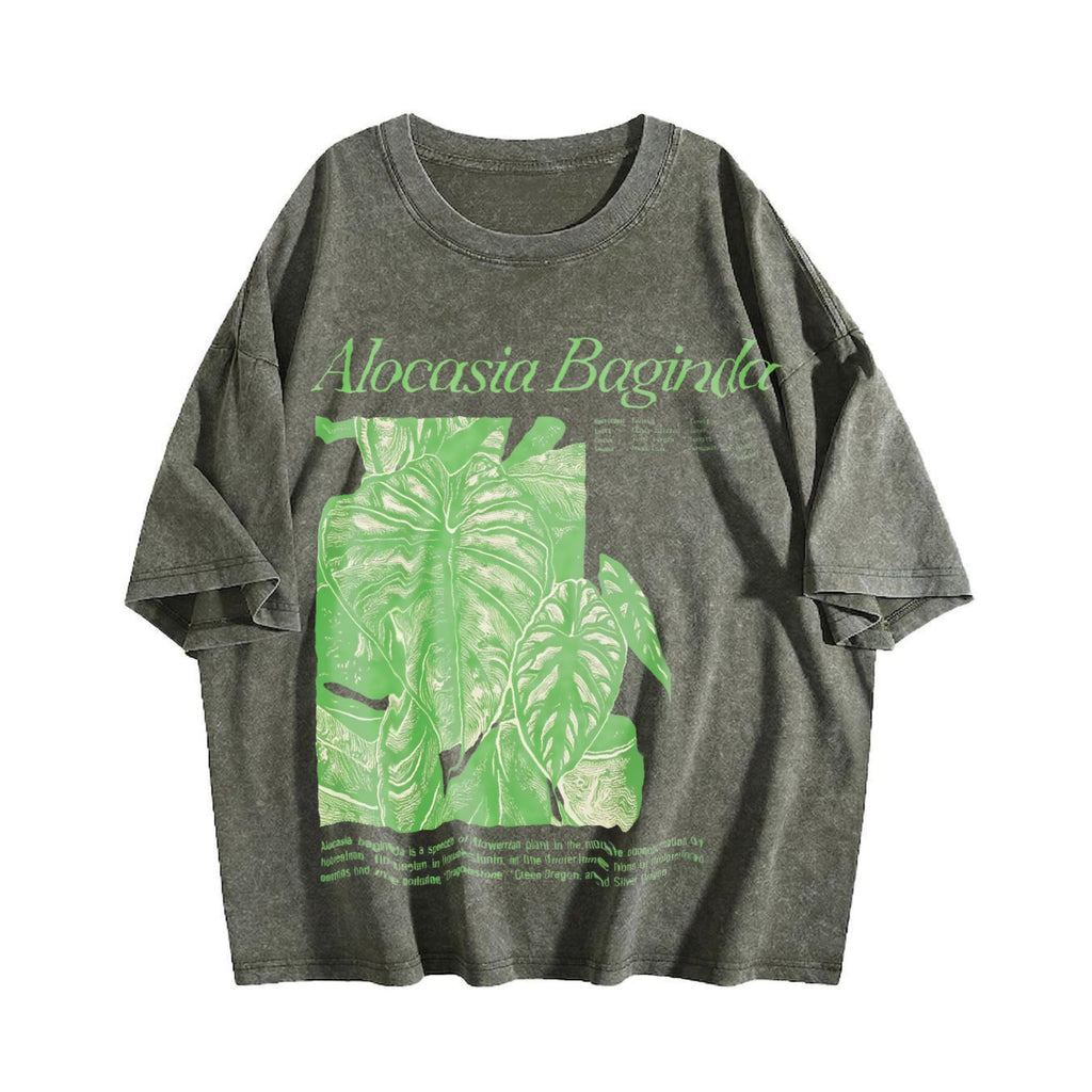 Alocasia Baginda Dragon Scale Vintage Washed T-Shirt product image 4