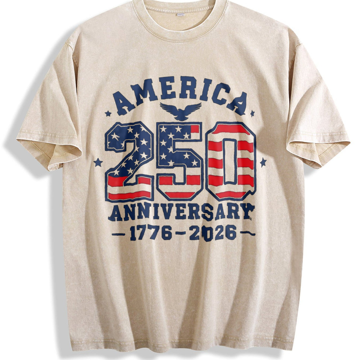 Patriotic Vintage Washed T-Shirt product image 1