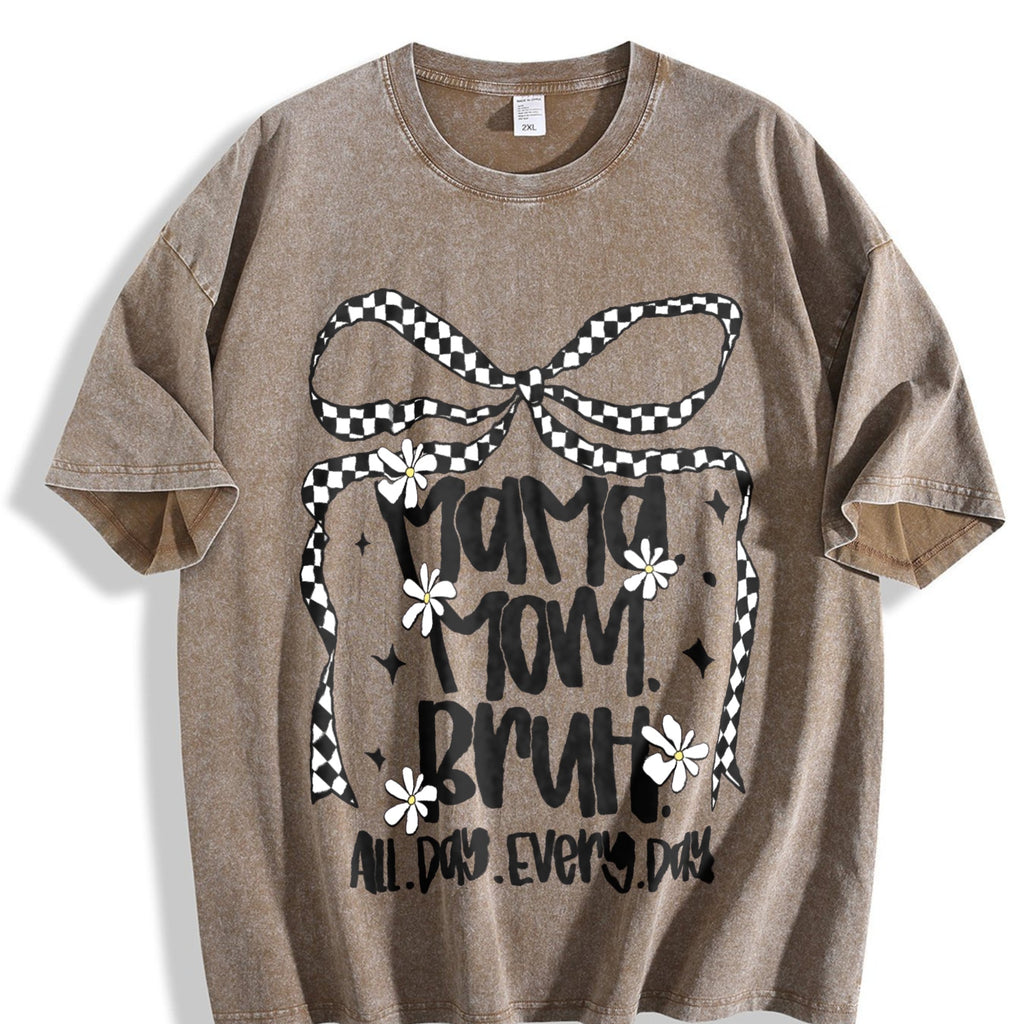 Mama Mommy Mom Vintage Washed T-Shirt product image 3
