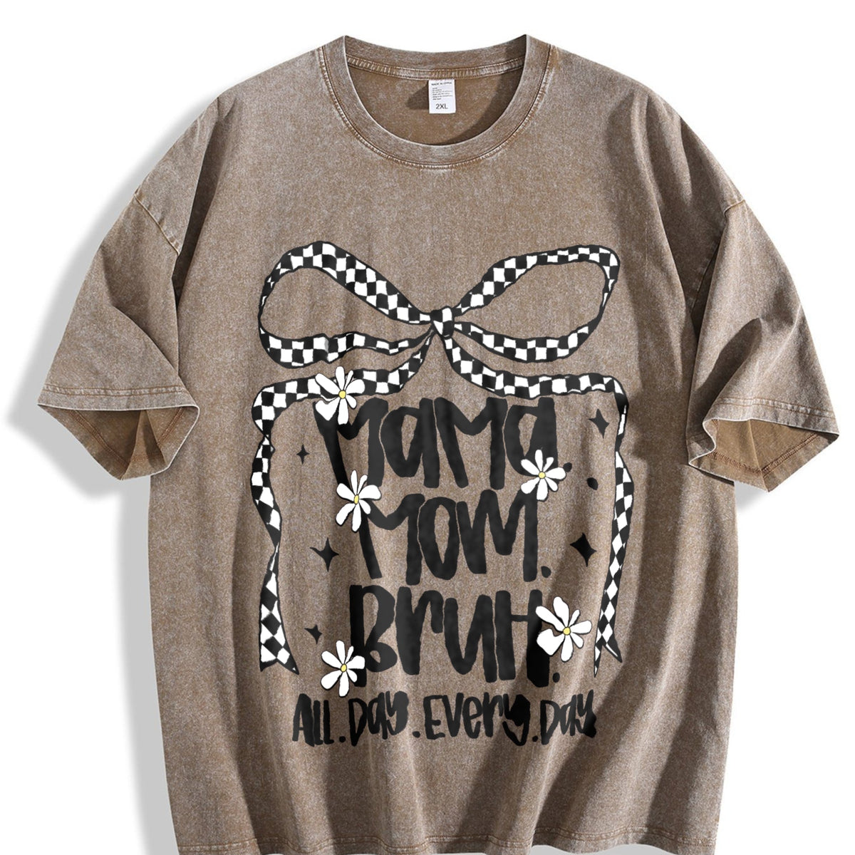 Mama Mommy Mom Vintage Washed T-Shirt product image 3