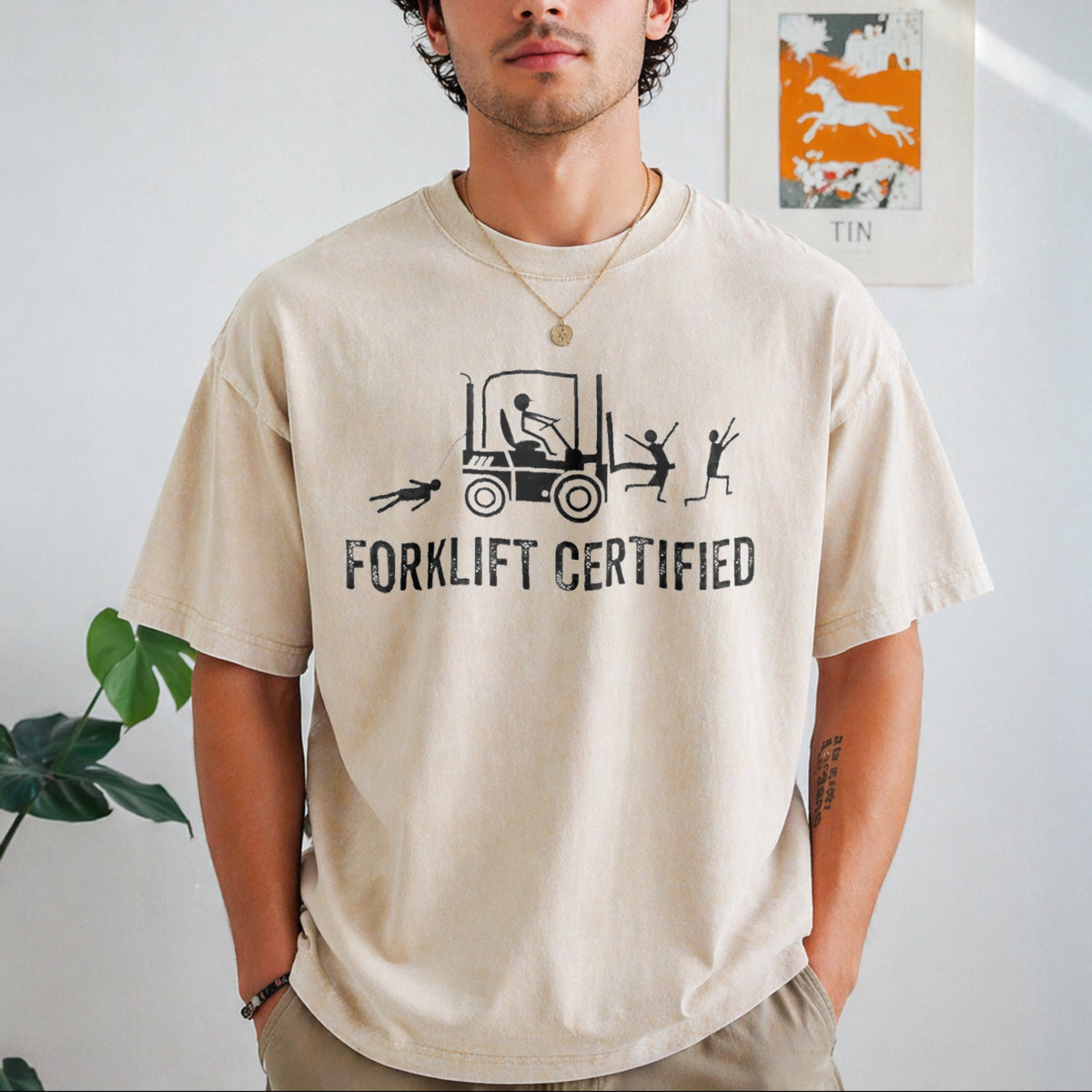 Forklift Certified Vintage Washed T-Shirt product image 8