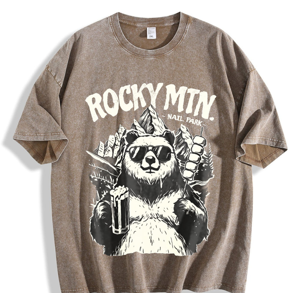 Rocky Mountains National Park Bear Beer Vintage Washed product image 3