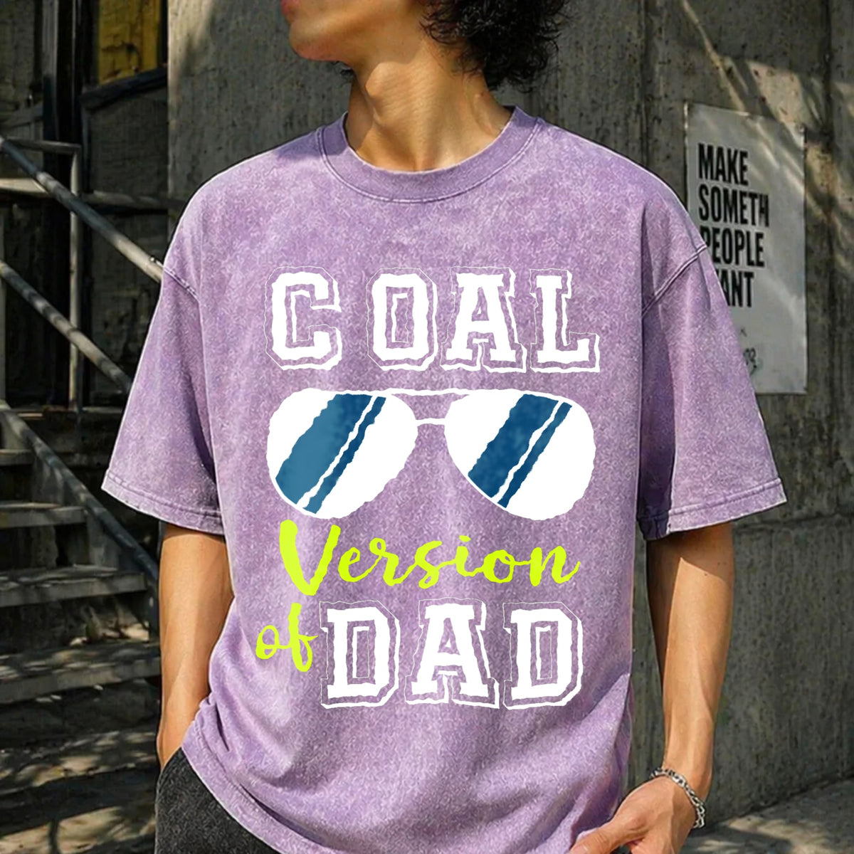 Dad And Son Matching Vintage Washed T-Shirt product image 6