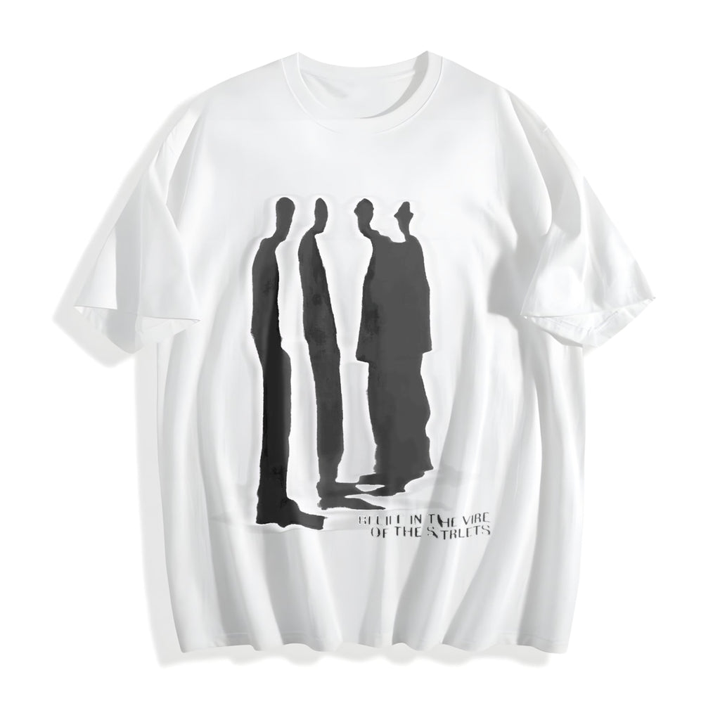 Atmosphere Virtual Shadow Characters Cotton T-Shirt product image 2