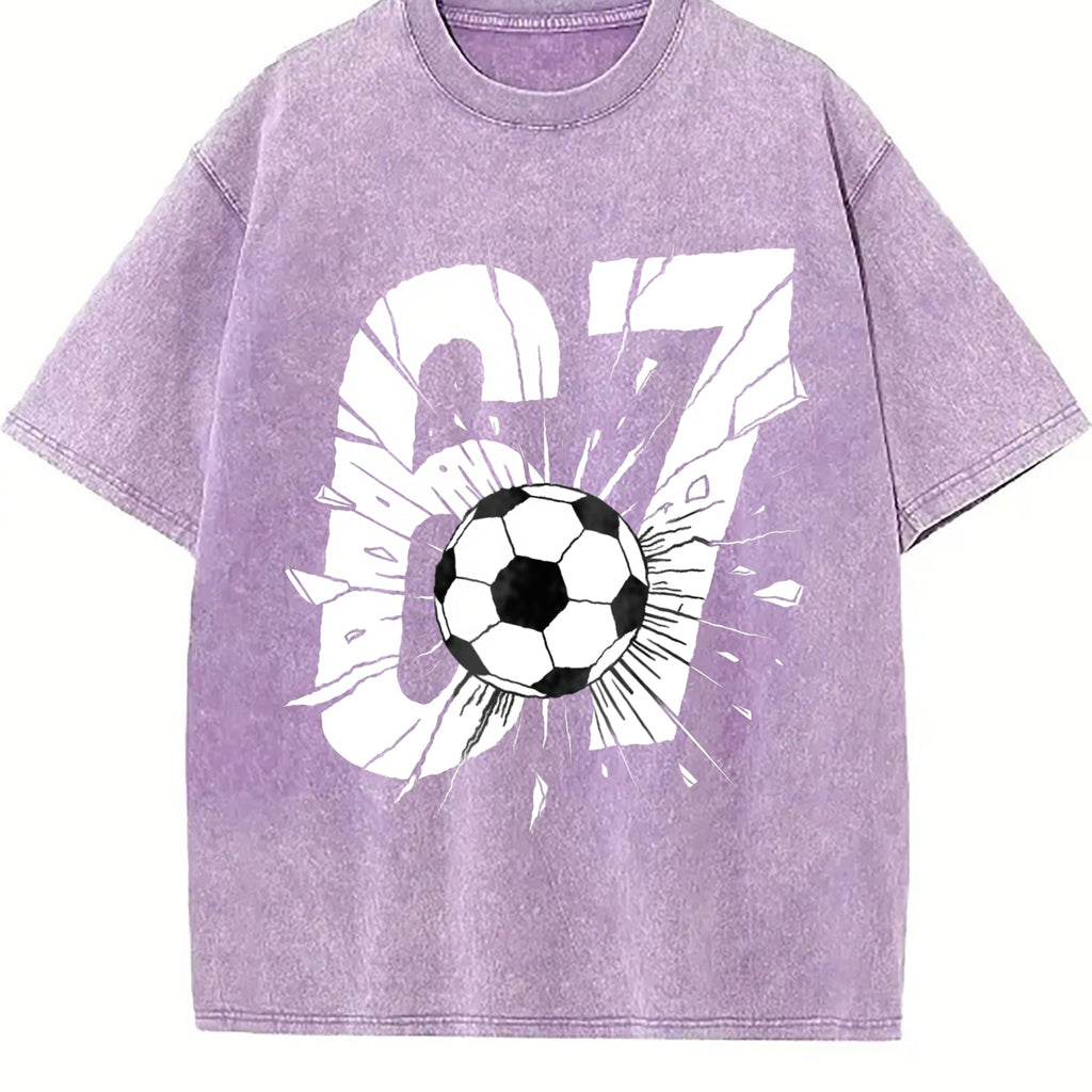 Global Soccer Fan Vintage Washed T-Shirt product image 6