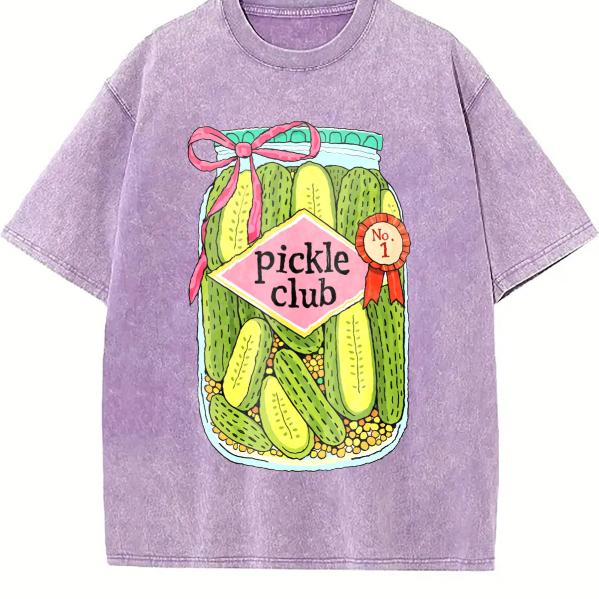 Pickle Club Funny Lover Foodie Vintage Washed T-Shirt product image 6