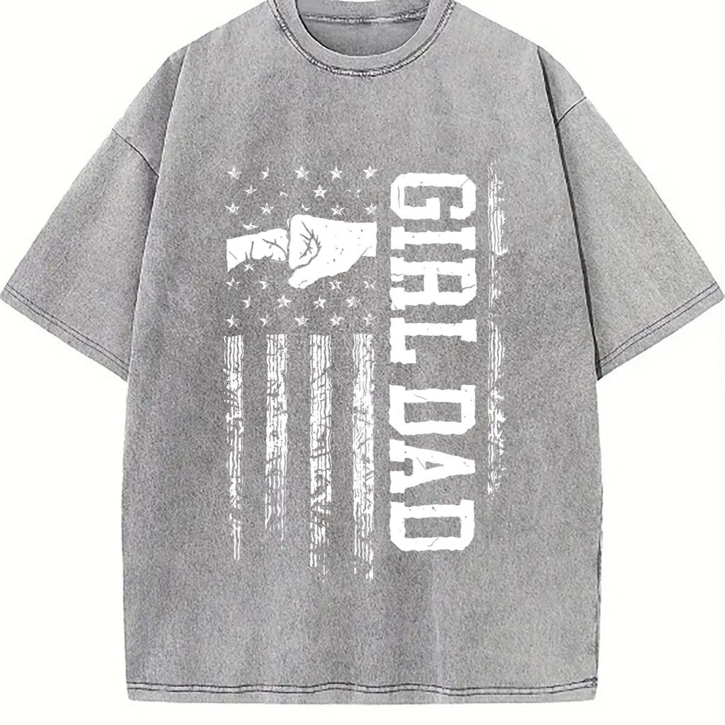 Girl Dad Vintage Washed T-Shirt product image 5