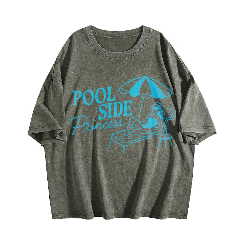 Pool Side Princess Vintage Washed T-Shirt product image 4