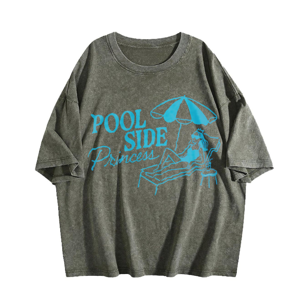 Pool Side Princess Vintage Washed T-Shirt product image 4