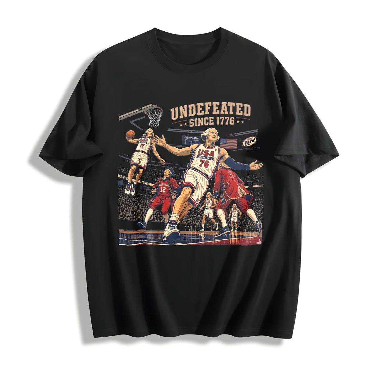 George Washington Basketball Undefeated Since 1776 Cotton product image 1