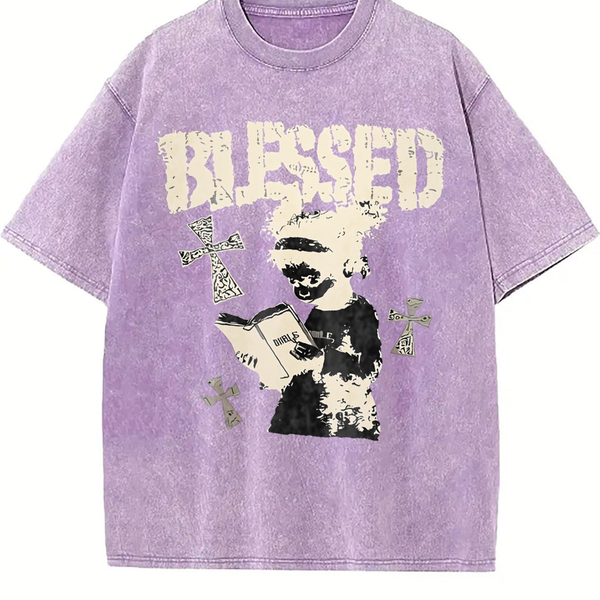 Praying Vintage Washed T-Shirt product image 6