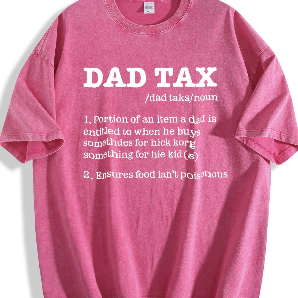 Funny Dad Tax Sarcastic Fathers Day Novelty For Vintage product image 7