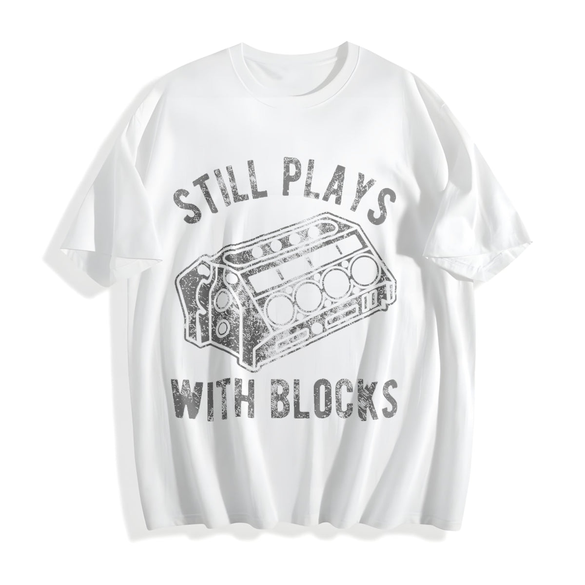Still Plays With Blocks Funny Car Mechanic Racing Garage product image 2