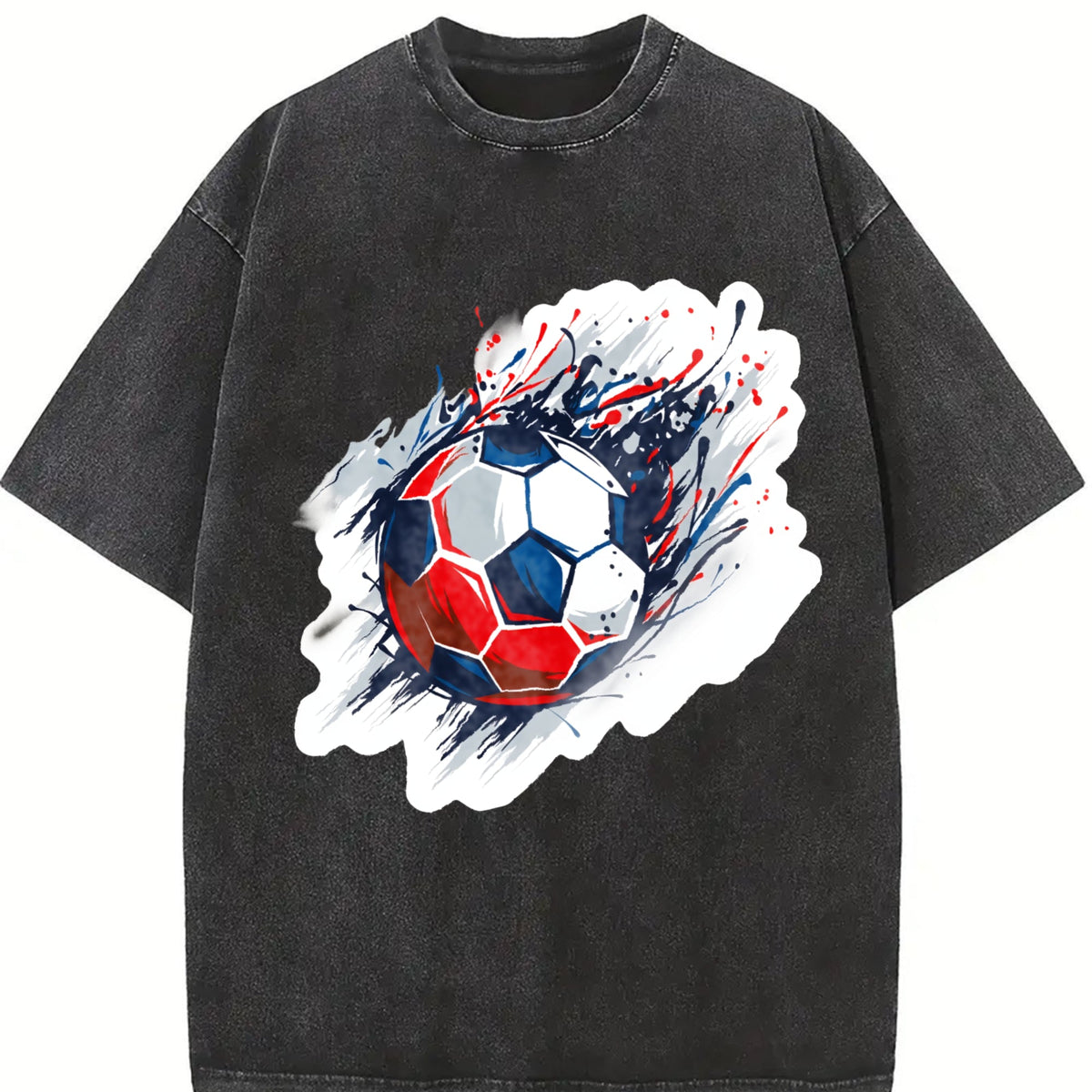 Global Soccer Fan Vintage Washed T-Shirt product image 2