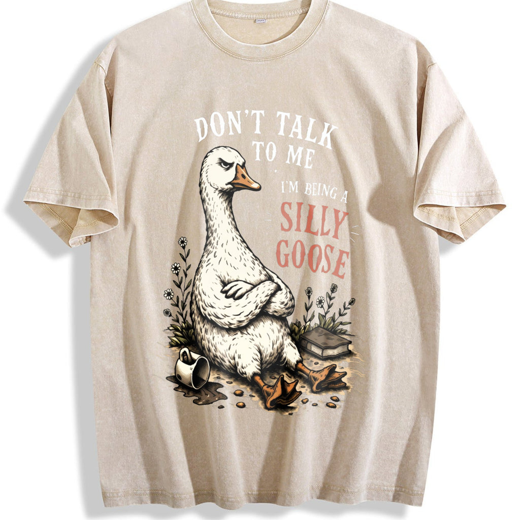 Silly Goose : Grumpy Vintage Washed T-Shirt product image 1