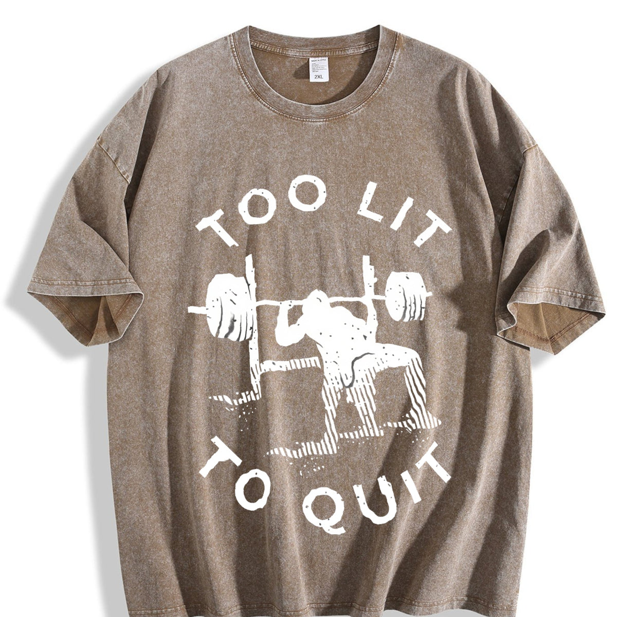 Gym Motivation Vintage Washed T-Shirt product image 3