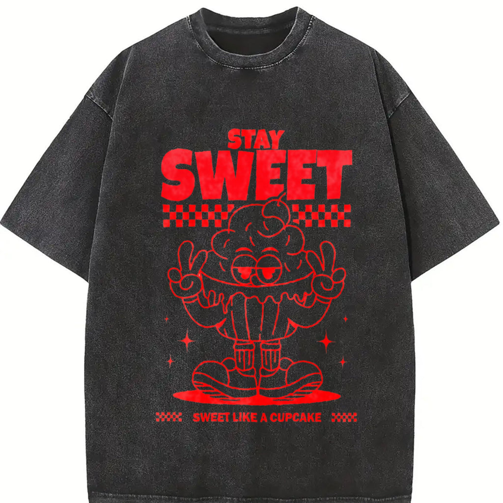 Stay Sweet Mascot 90s Vintage Washed T-Shirt product image 2
