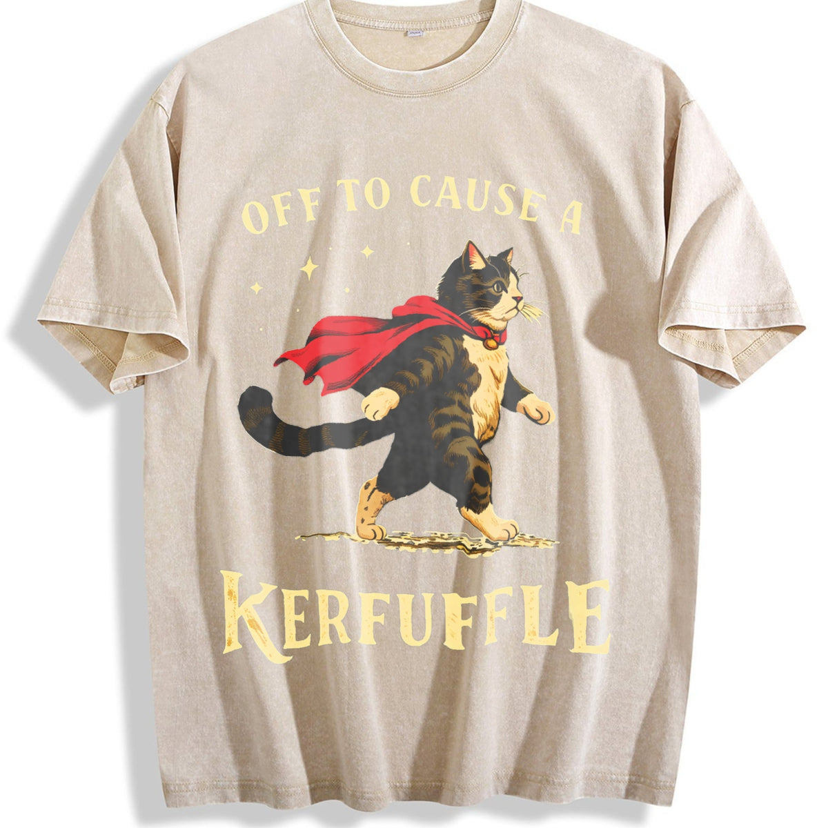 Chic For A Round Neckline Vintage Washed T-Shirt product image 1