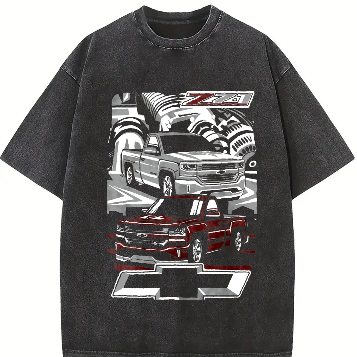 Z71 Chevrolet Truck Vintage Washed T-Shirt product image 2