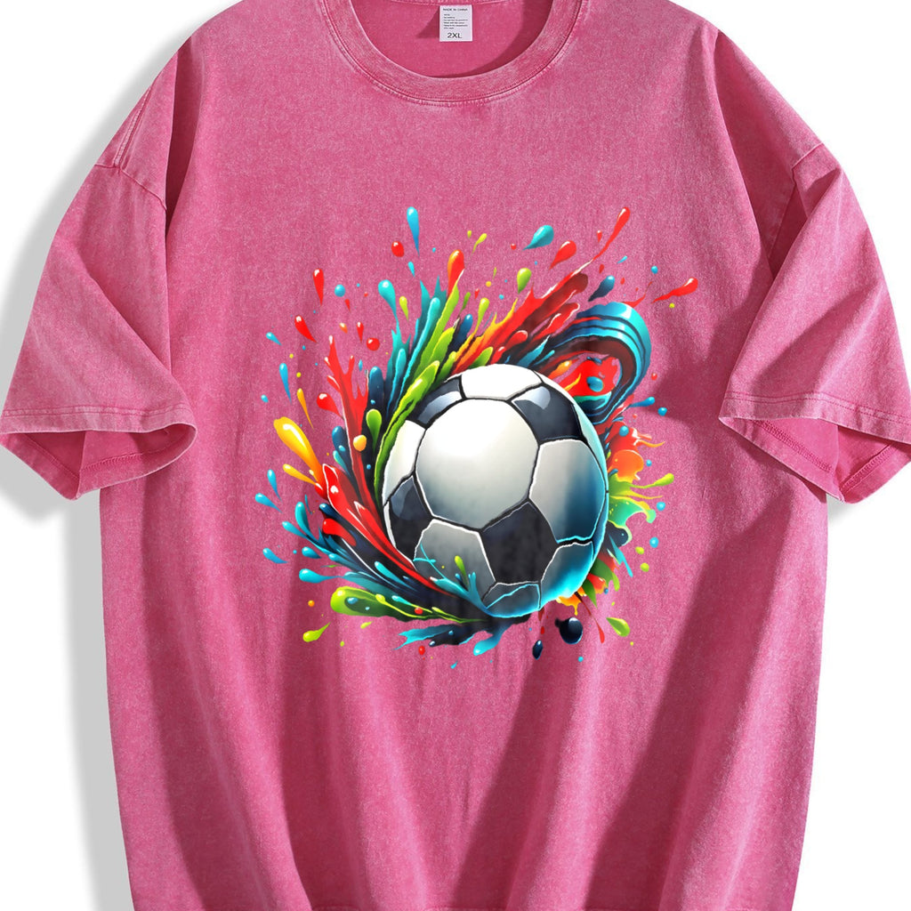 Global Soccer Fan Vintage Washed T-Shirt product image 7
