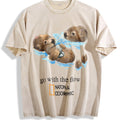 Otter Go With The Flow Vintage Washed T-Shirt product image 1