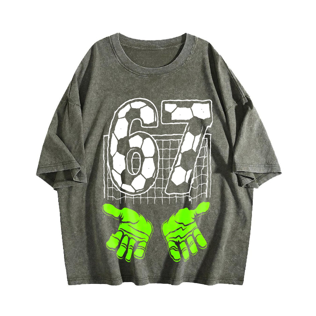 Global Soccer Fan Vintage Washed T-Shirt product image 4