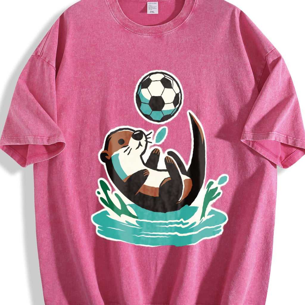 Global Soccer Fan Vintage Washed T-Shirt product image 7