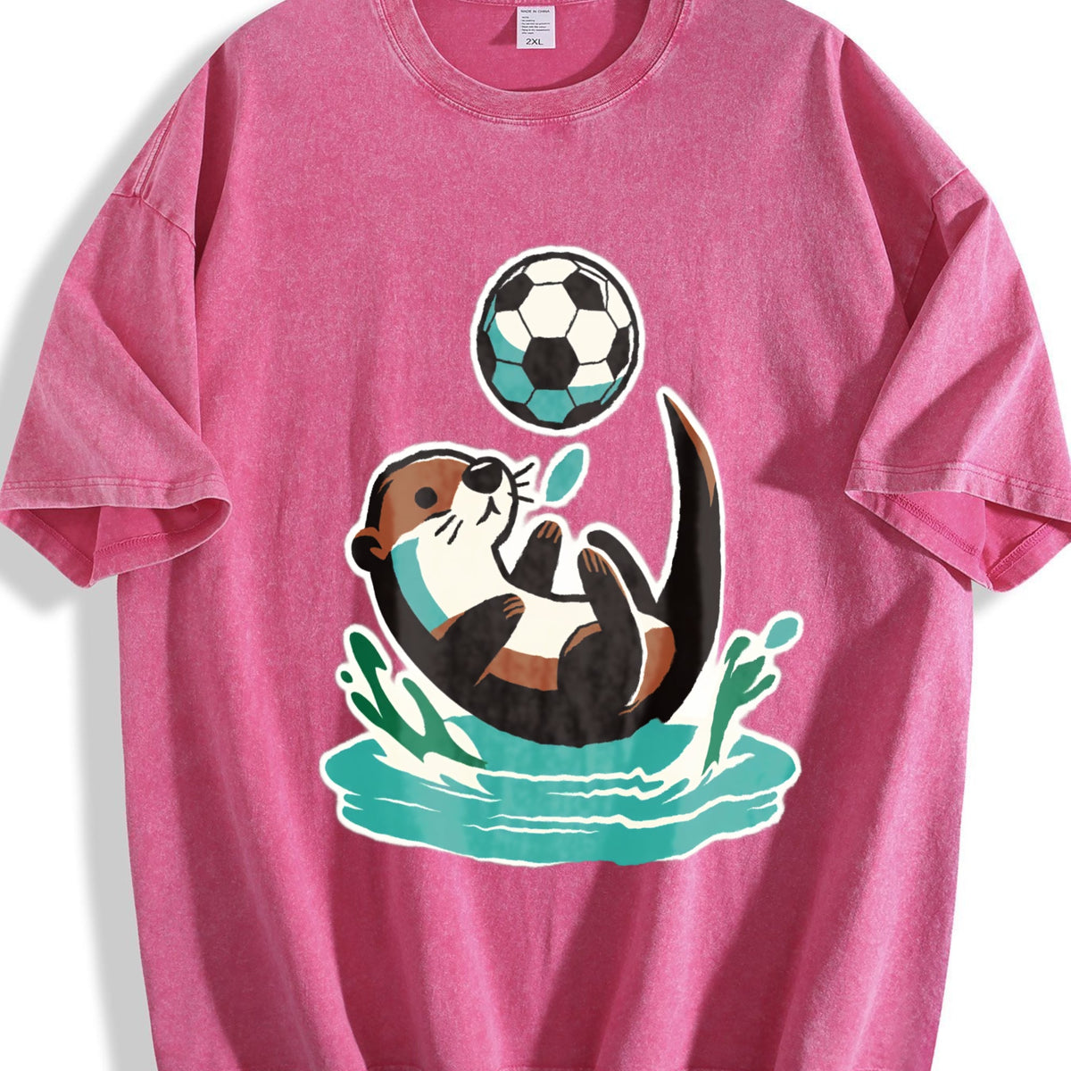 Global Soccer Fan Vintage Washed T-Shirt product image 7
