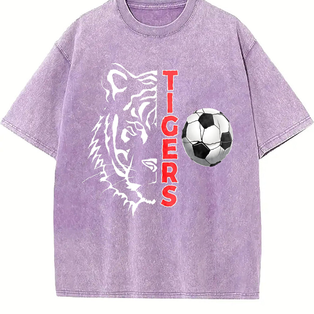 Global Soccer Fan Vintage Washed T-Shirt product image 6