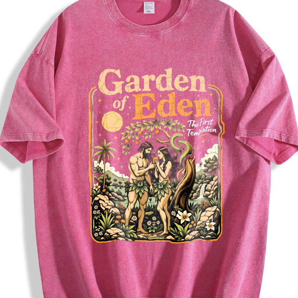 Garden Of Eden Christian Bible Story Adam Eve Vintage product image 7