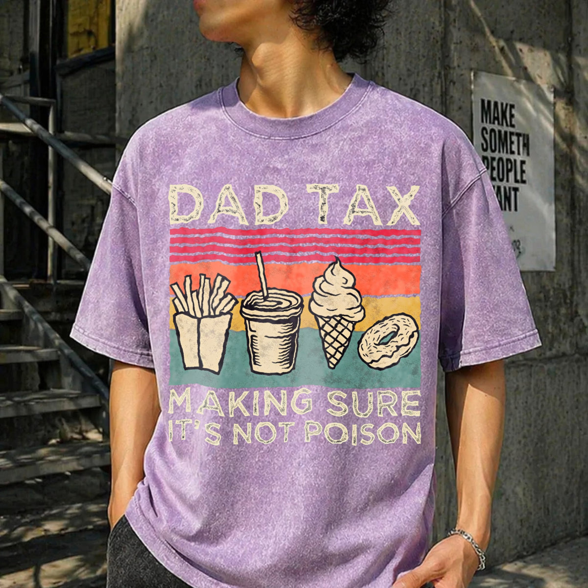 Dad Tax Vintage Washed T-Shirt product image 6