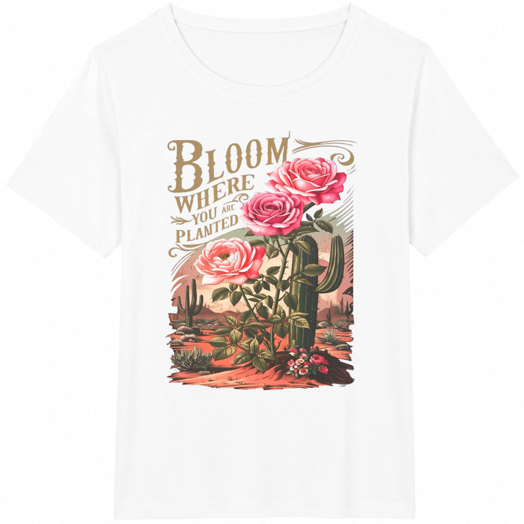Summer Floral Desert Leisure Cotton T-Shirt product image 2