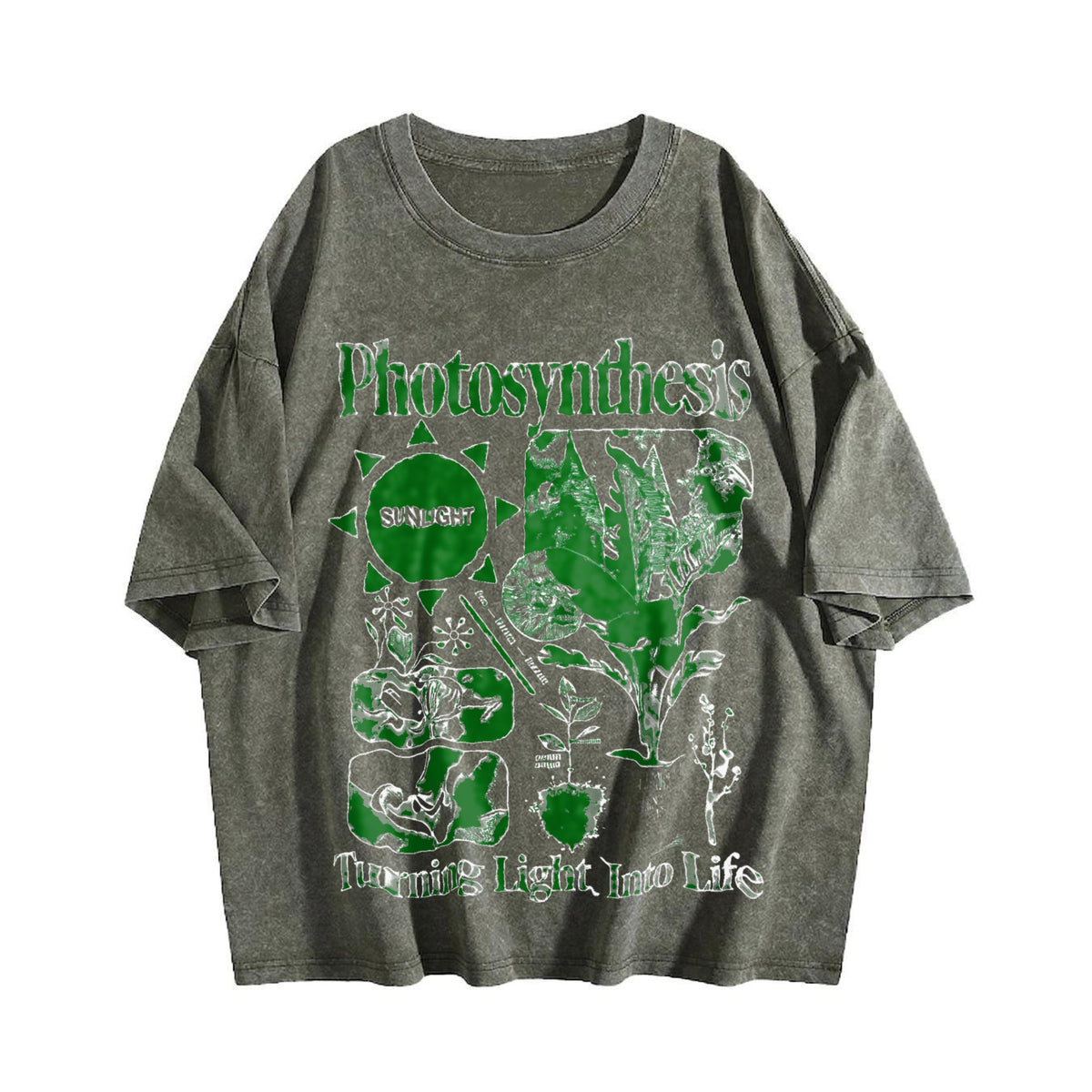 Photosynthesis Vintage Washed T-Shirt product image 4