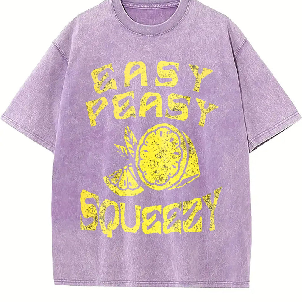 Easy Peasy Lemon Squeezy Funny Relaxed Lemons Saying product image 6