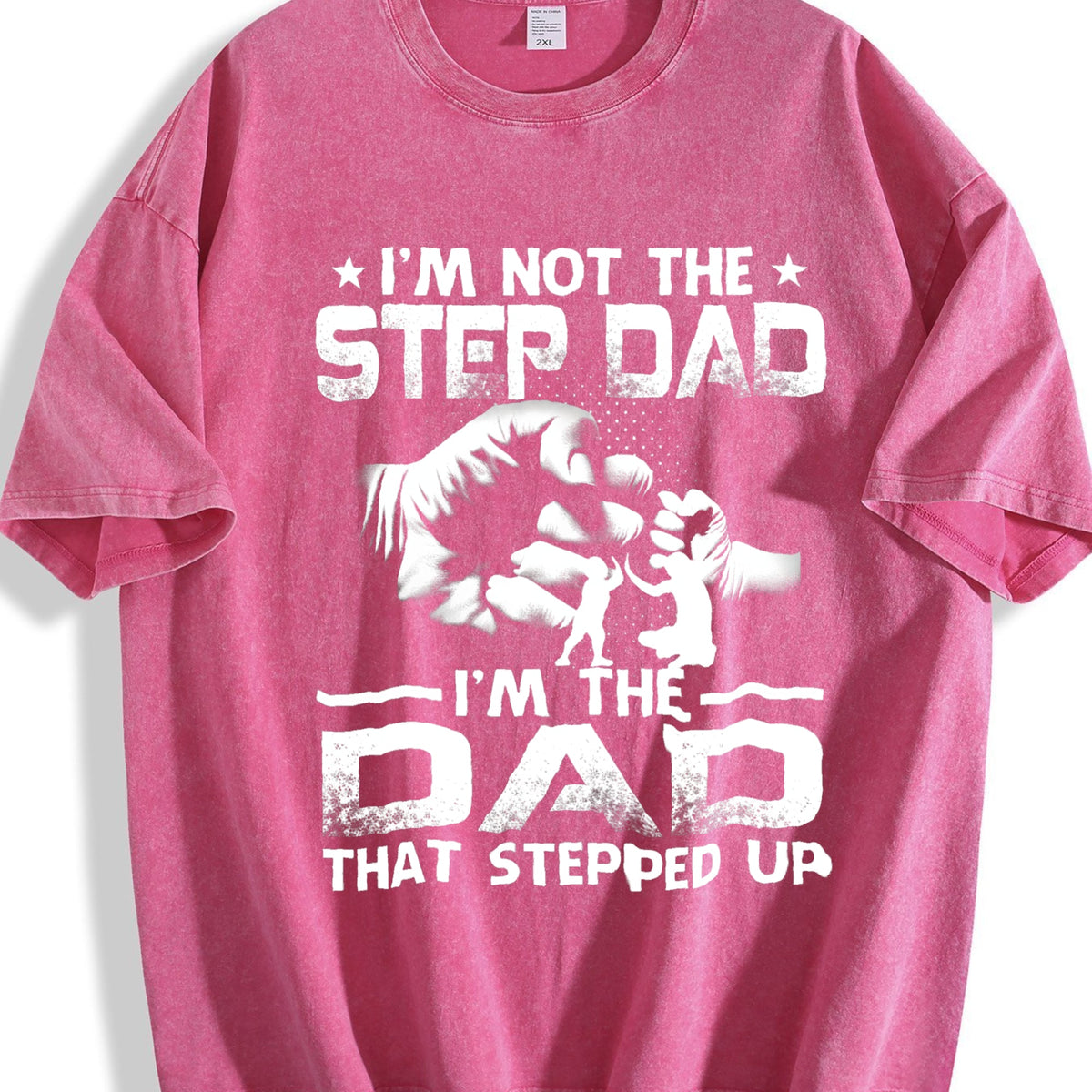 I'm Not The Stepdad Vintage Washed T-Shirt product image 7