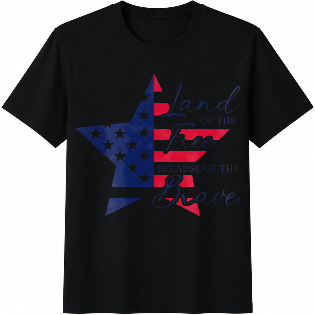 Patriotic Star Flag Land Of The Free Because Of Brave product image 1