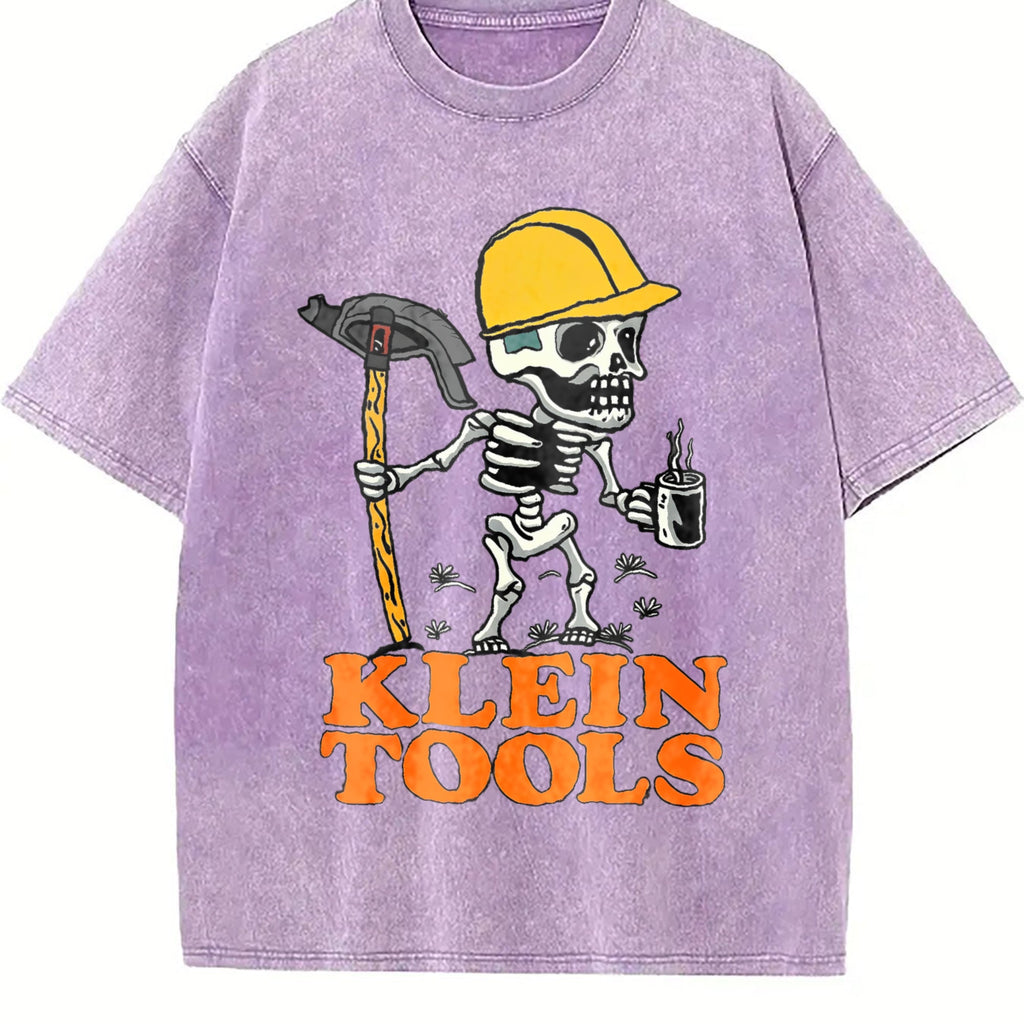 Klein Tools Skeleton Worker Vintage Washed T-Shirt product image 6