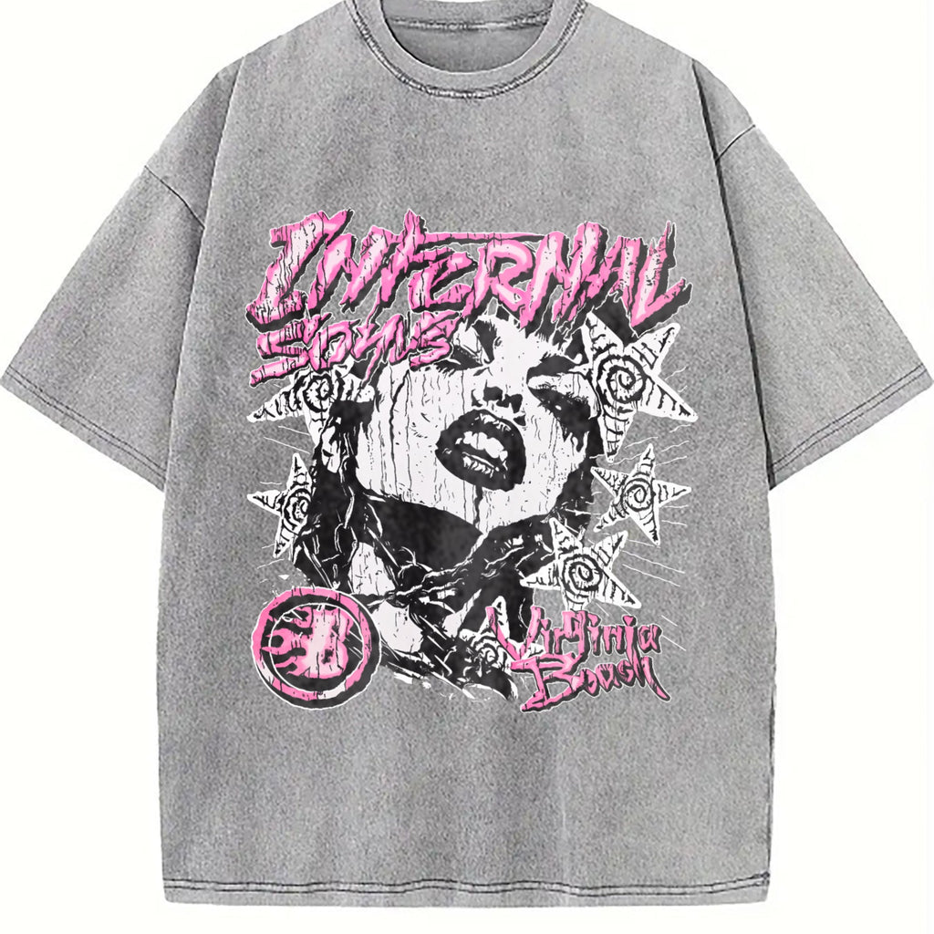 Internal Songs Virginia Brush Vintage Washed T-Shirt product image 5
