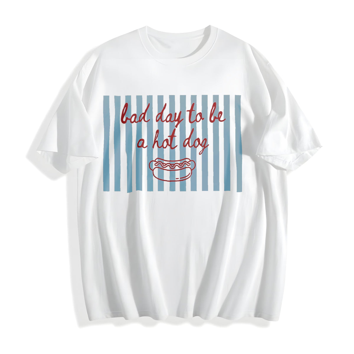 Funny American Hot Dog July 4th Glizz Lovers For Cotton product image 2