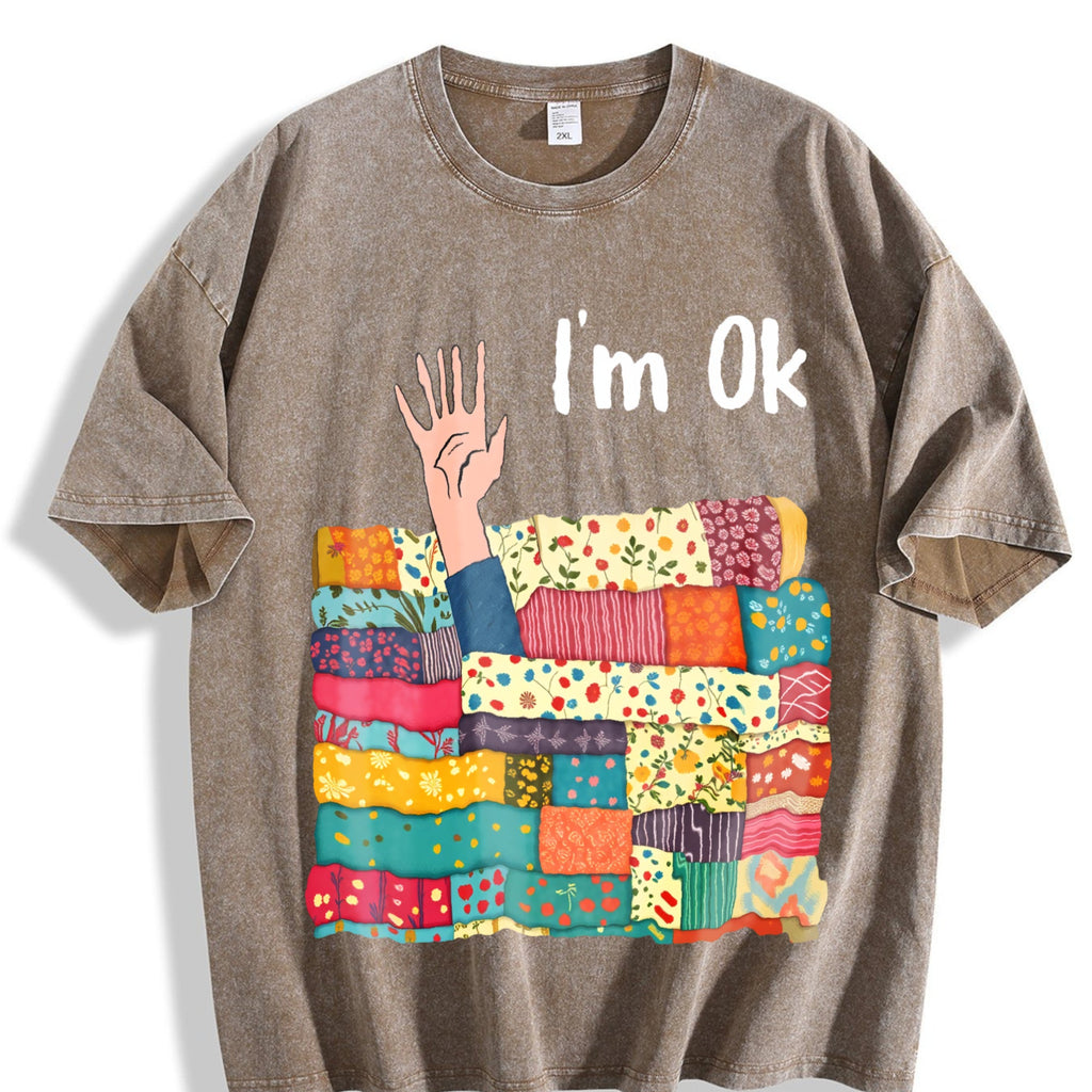 Funny Sewing Vintage Washed T-Shirt product image 3