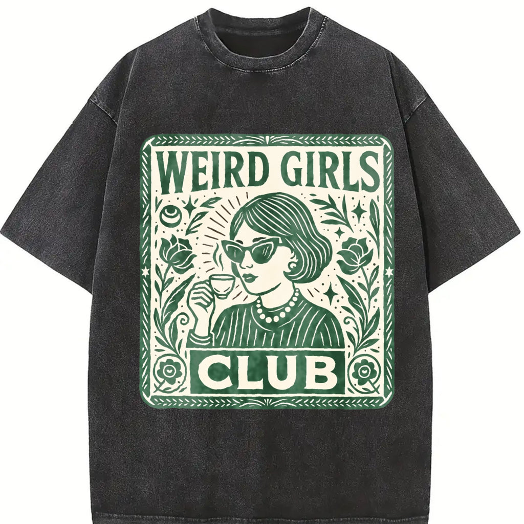 Weird Girls Club Vintage Washed T-Shirt product image 2