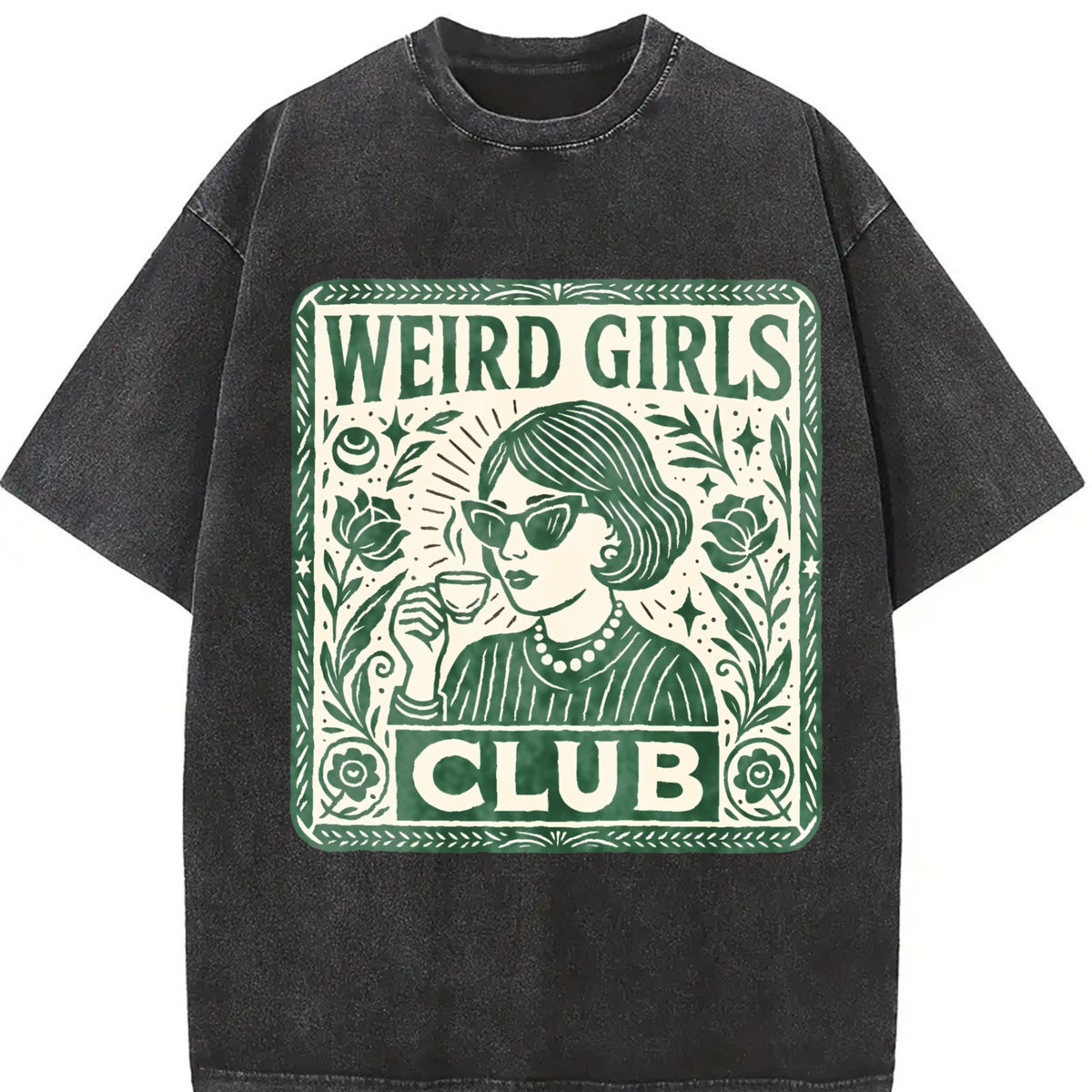 Weird Girls Club Vintage Washed T-Shirt product image 2