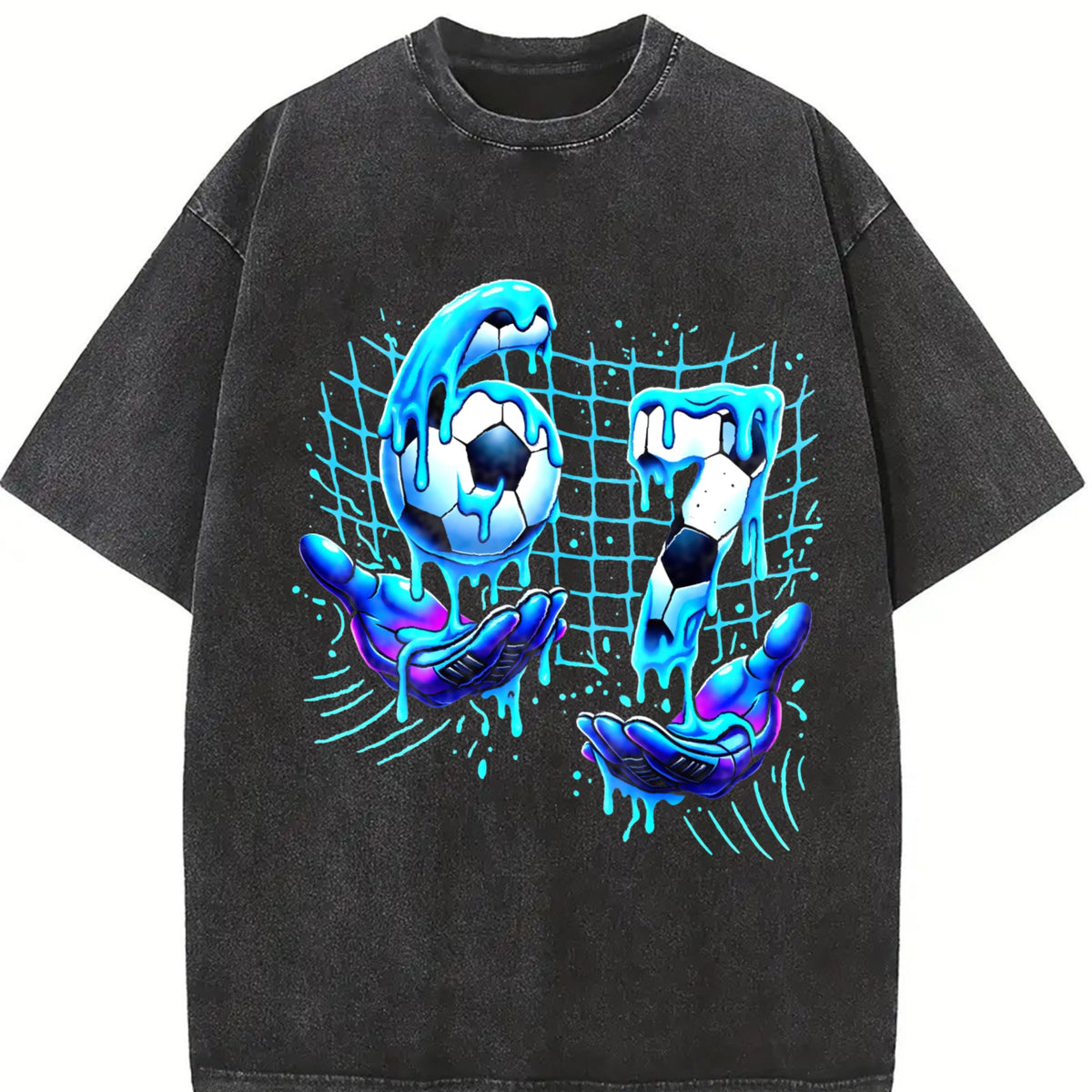 Global Soccer Fan Vintage Washed T-Shirt product image 2